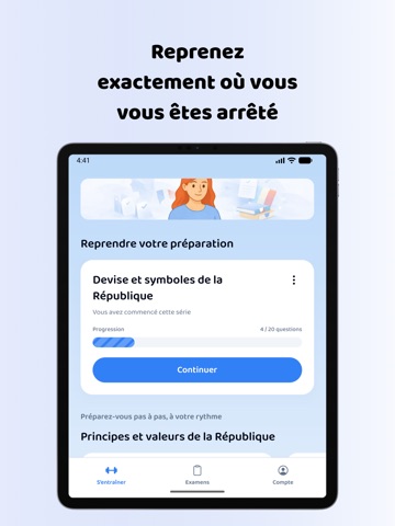 Examen Civique 2026 iPad screenshot 8