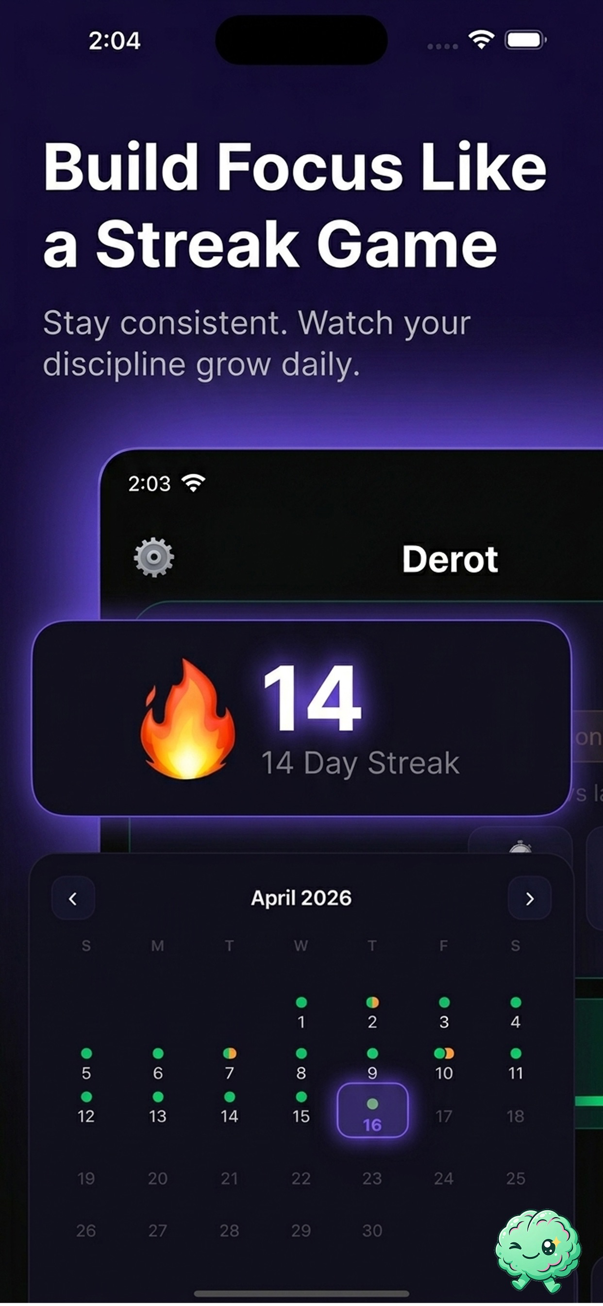 Derot: Focus & Screen Time