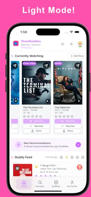 ShowBuddies screenshot 2