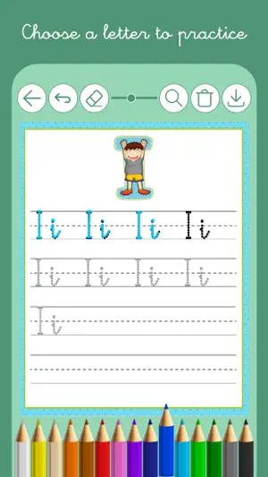 Handwriting Practice ABC 123 screenshot 3