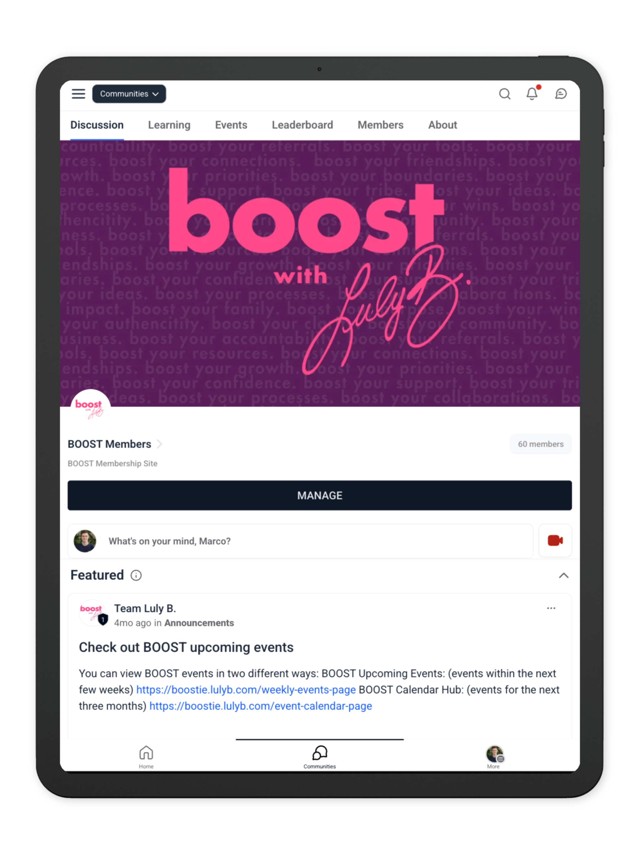 BOOST with Luly B. screenshot 6