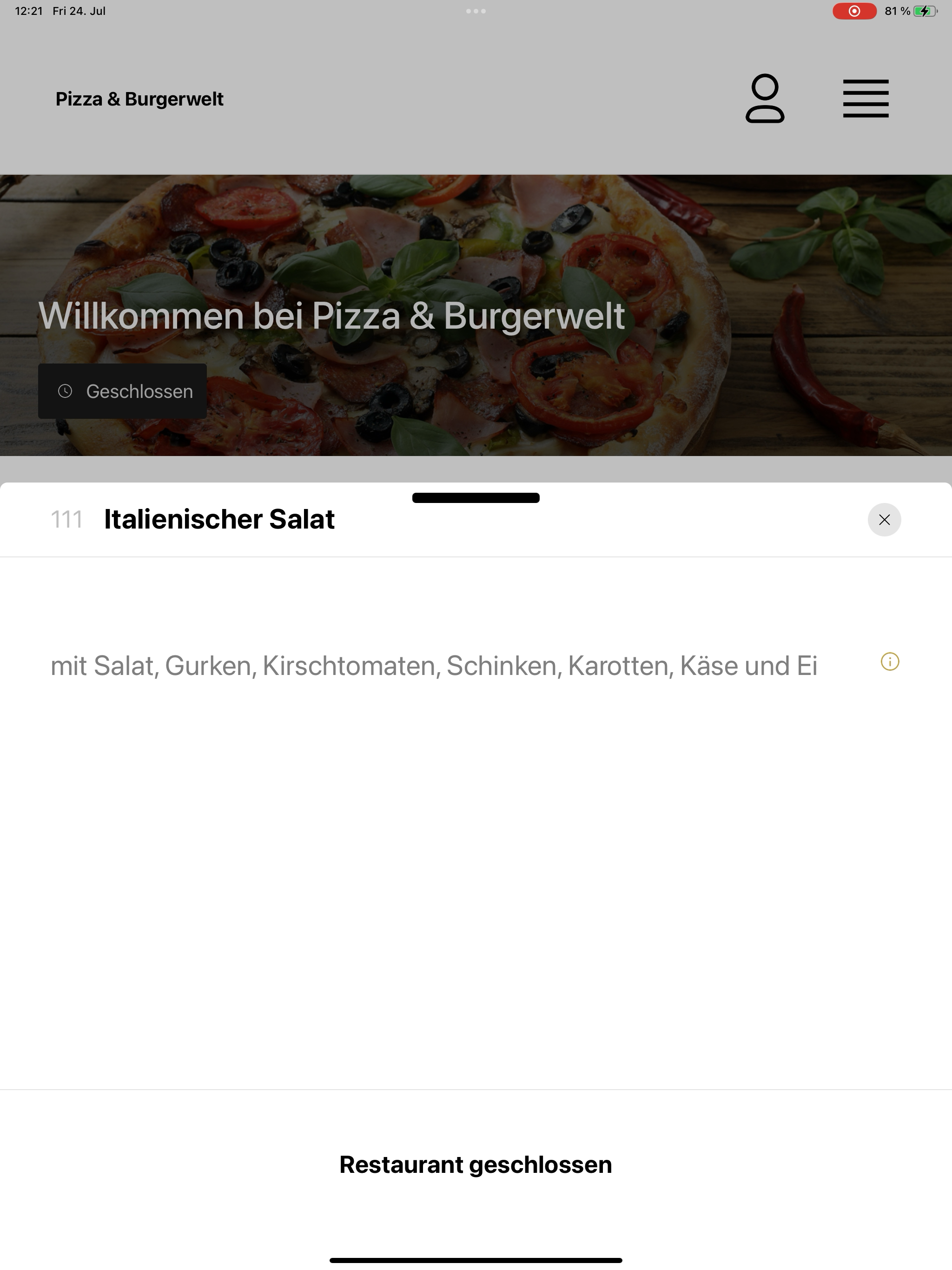 Pizza & Burgerwelt screenshot 15
