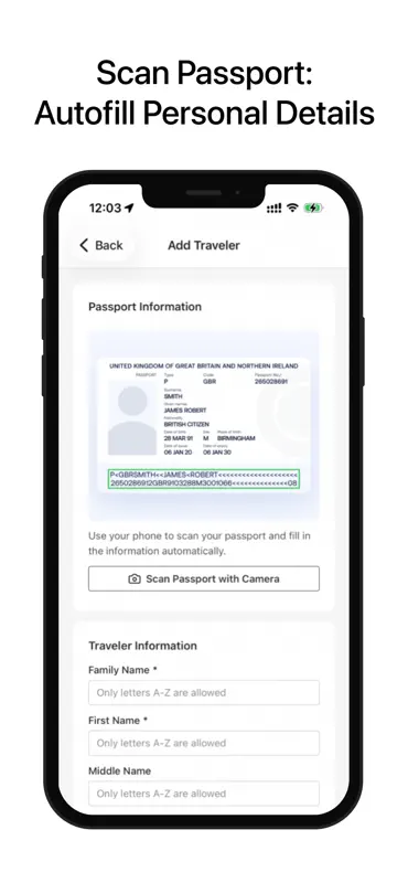 Thai TDAC Arrival Card Helper screenshot 5 of 8
