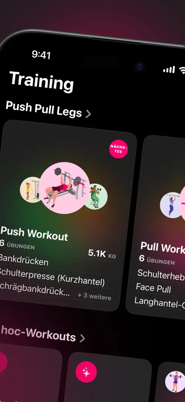 Liftin' - Gym Workout Tracker iPhone App Screenshot 2 – Gesundheit & Fitness
