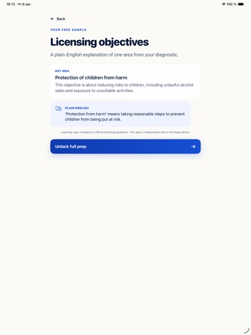 APLH Exam Prep UK iPad screenshot