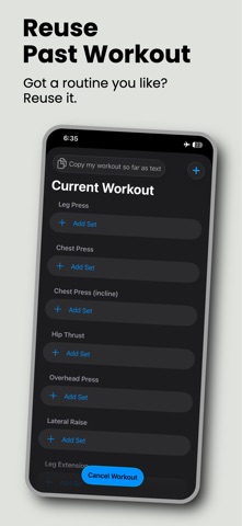 STRONK: A Workout Tracker Screenshot 2 of 9