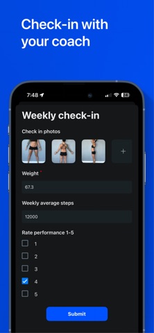Trainrr - Client Fitness App screenshot