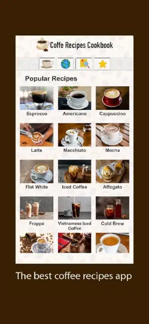 Coffee Recipes Cookbook screenshot 1