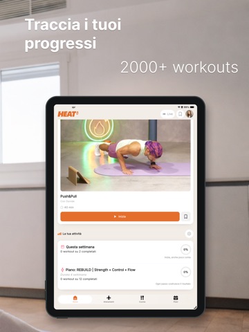 HEAT Fitness by Cotto al Dente iPad screenshot