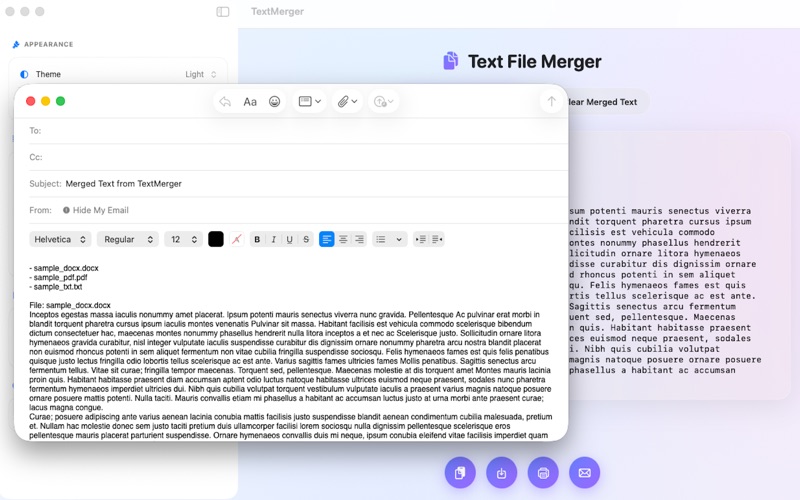 App screenshot