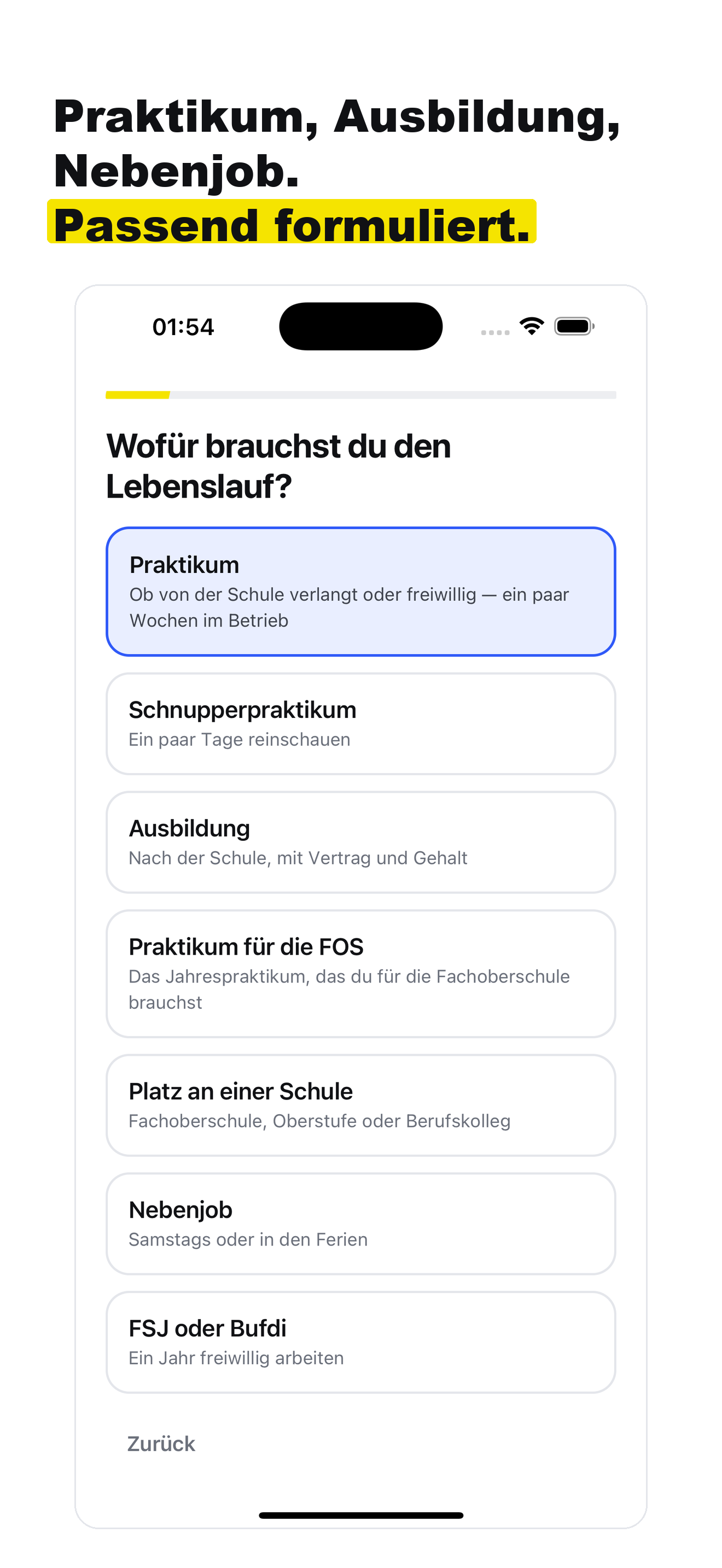 Lebenslauf für Schüler screenshot 3