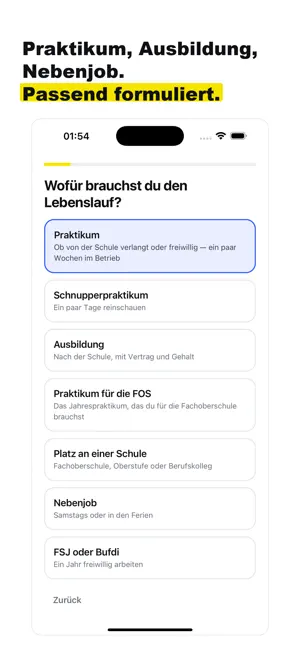 Lebenslauf für Schüler screenshot 3
