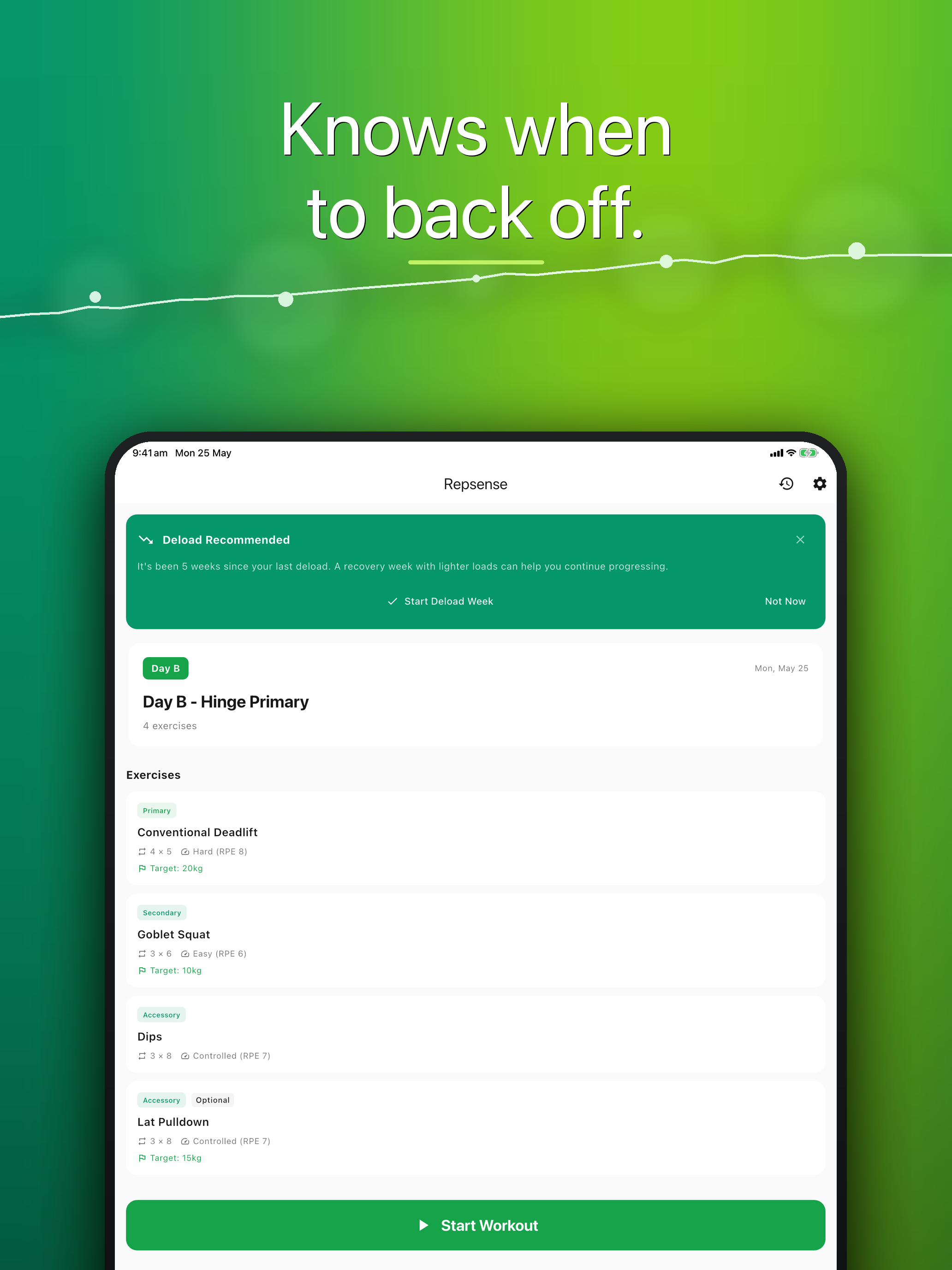 Repsense screenshot 10