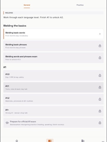 Workword iPad screenshot