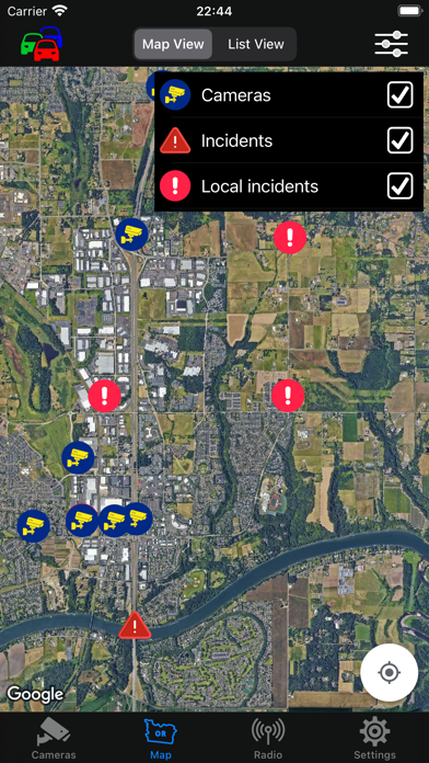 Oregon Road and Traffic Cams Screenshot
