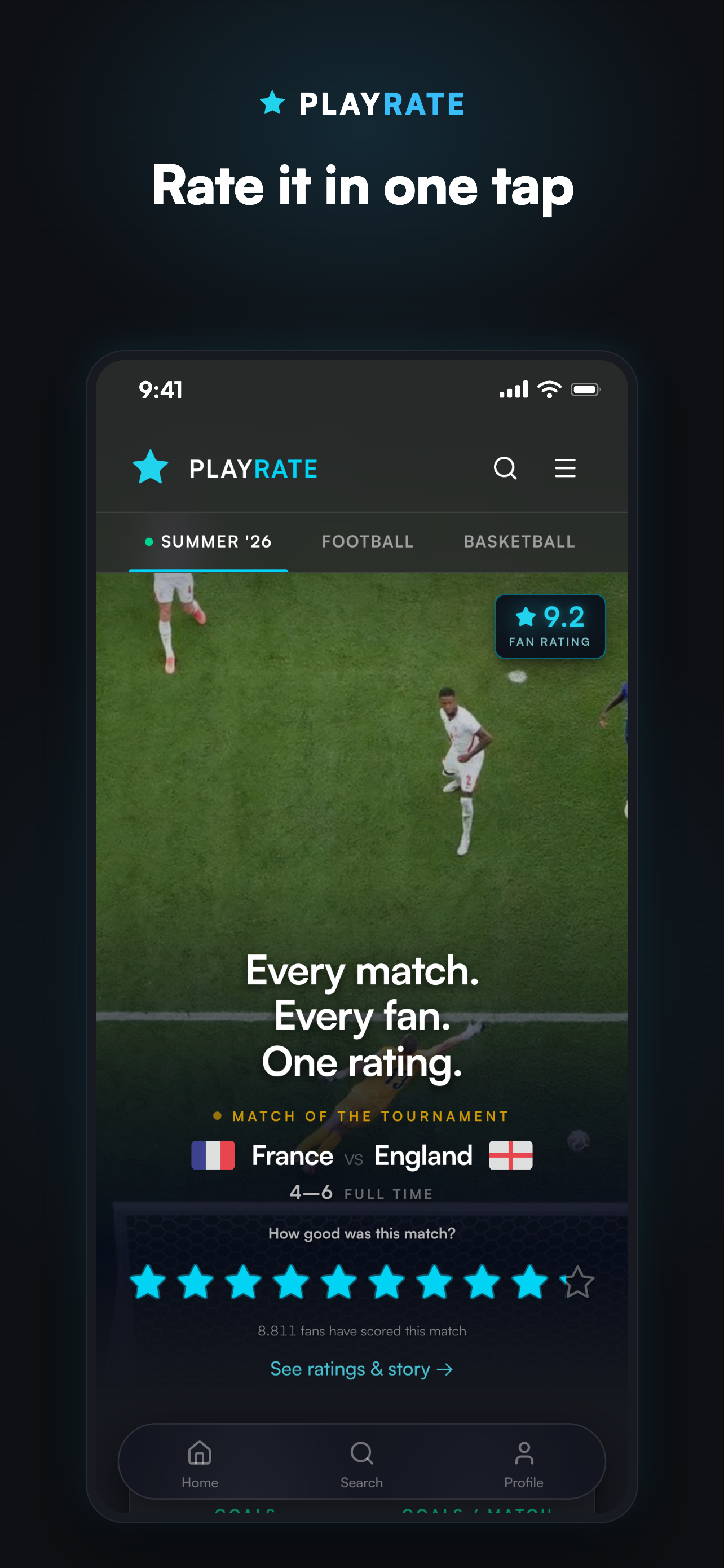 PlayRate: Sports Archive screenshot 3