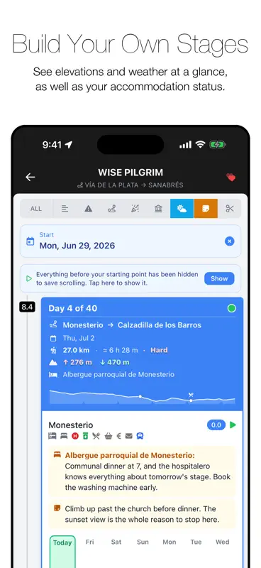 Wise Pilgrim Vía de la Plata screenshot 2 of 10