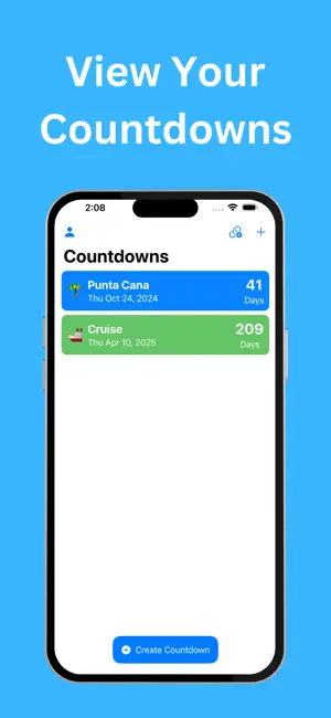 Count Me In: Shared Countdowns screenshot 1