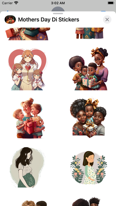 Black Mothers Day Stickers Screenshot