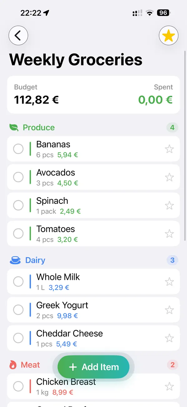 #3. Chroma Shop List (iOS) Av: Gianfranco Antenucci