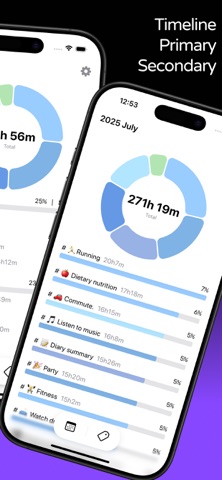 TimeLog+ Track time with tags Screenshot 2 of 7