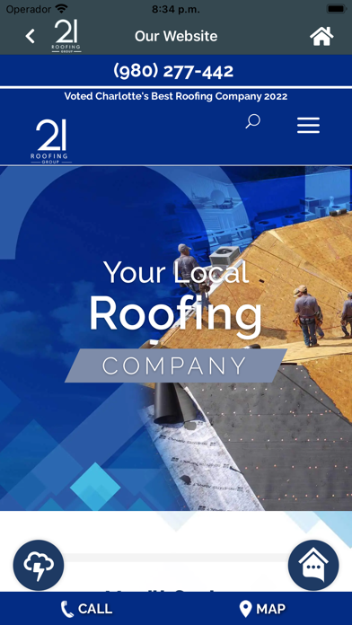 21 Roofing Group Screenshot