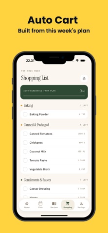 Larder: Meal Planner iPhone screenshot
