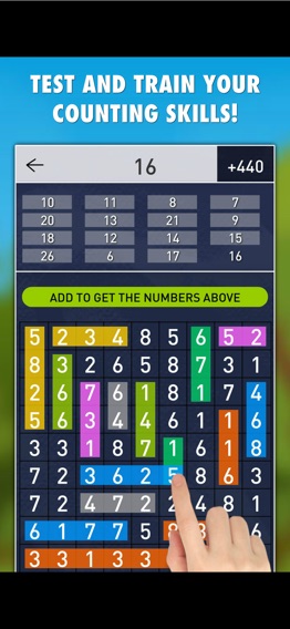 Hidden Numbers Math Gameのおすすめ画像1