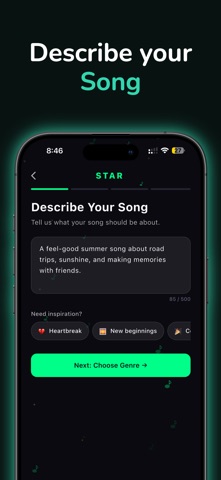 STAR: AI Song Generator screenshot