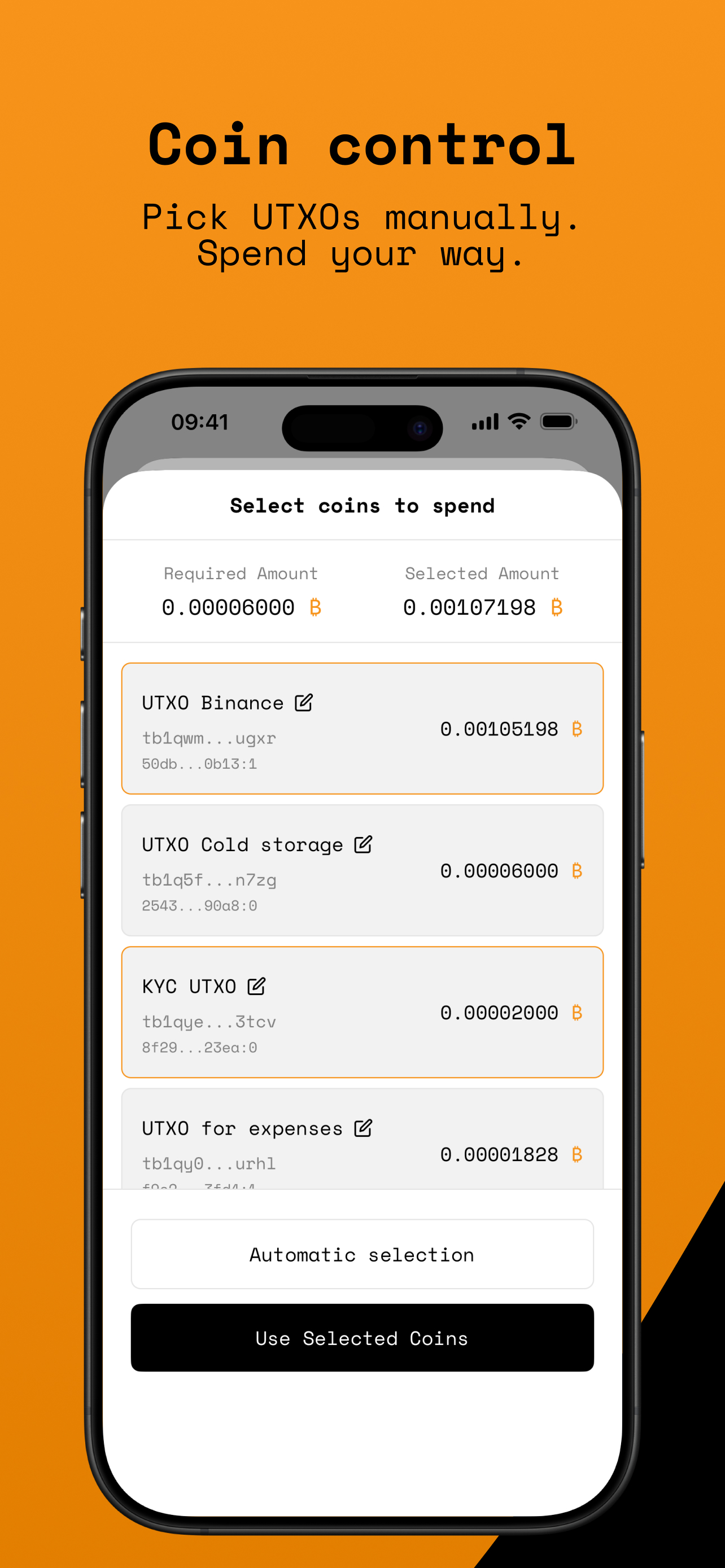 Trustless: Bitcoin wallet screenshot 5