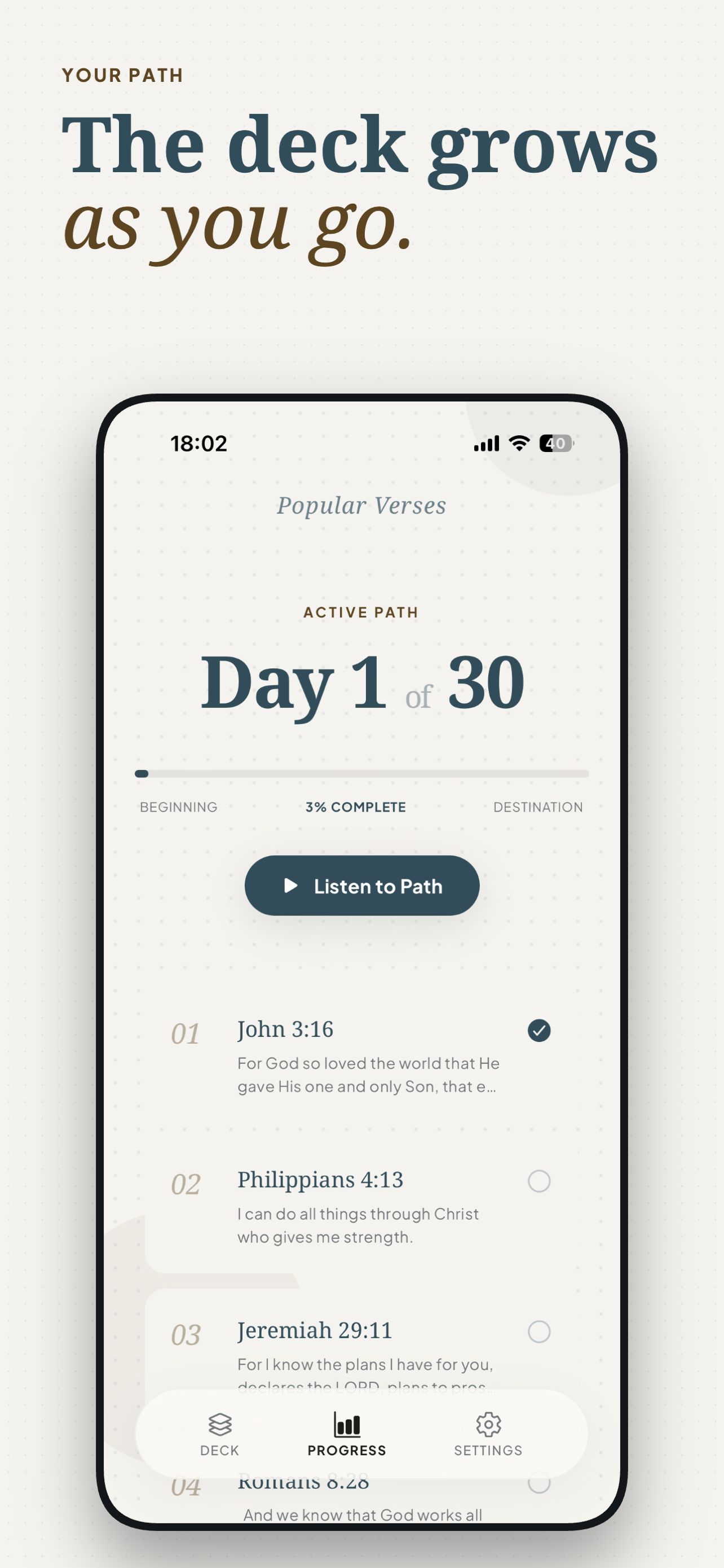 BibleDeck: Memorize Scripture