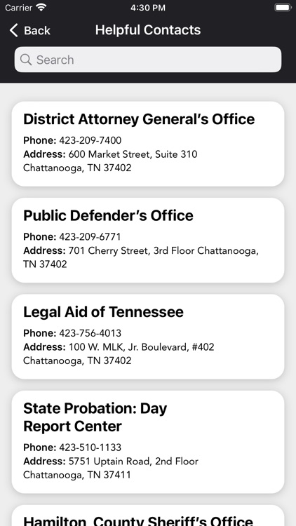 Hamilton Co Judicial Serv TN
