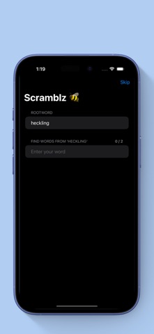 Scramblz screenshot