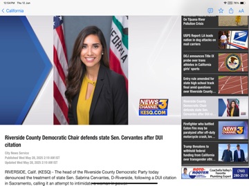 KESQ Palm Springs News iPad screenshot