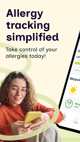 Allergy Buddy: Pollen Tracker iPhone screenshot