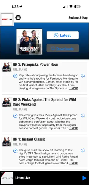 ESPN LA screenshot 2