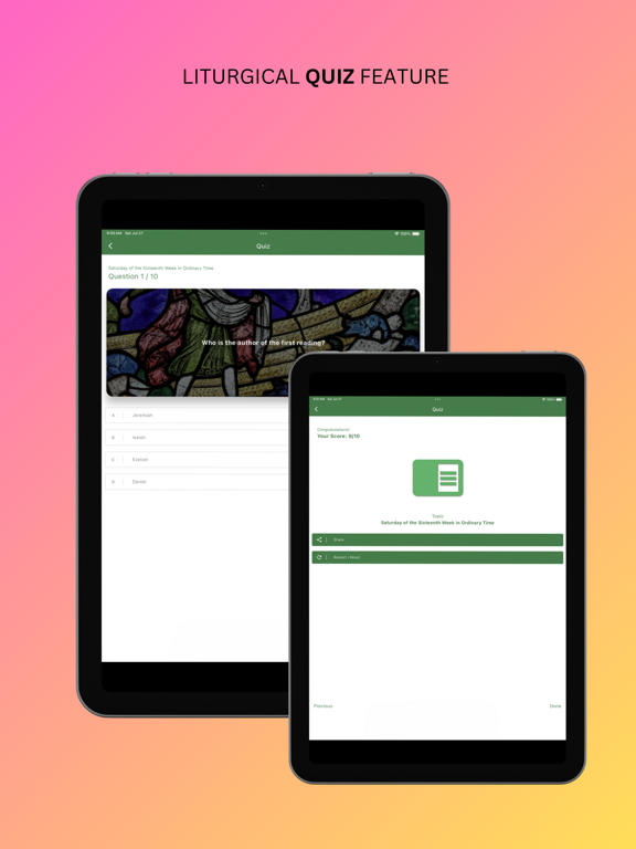 Catholic Daily Mass Reading iPad screenshot 4 - Productivity app