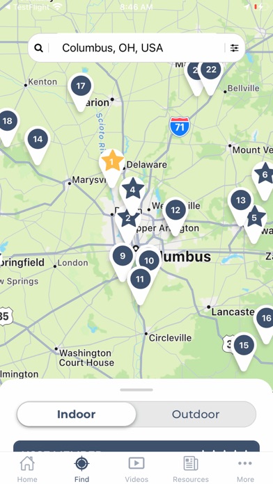 Where To Shoot iPhone screenshot 2 - Sports app