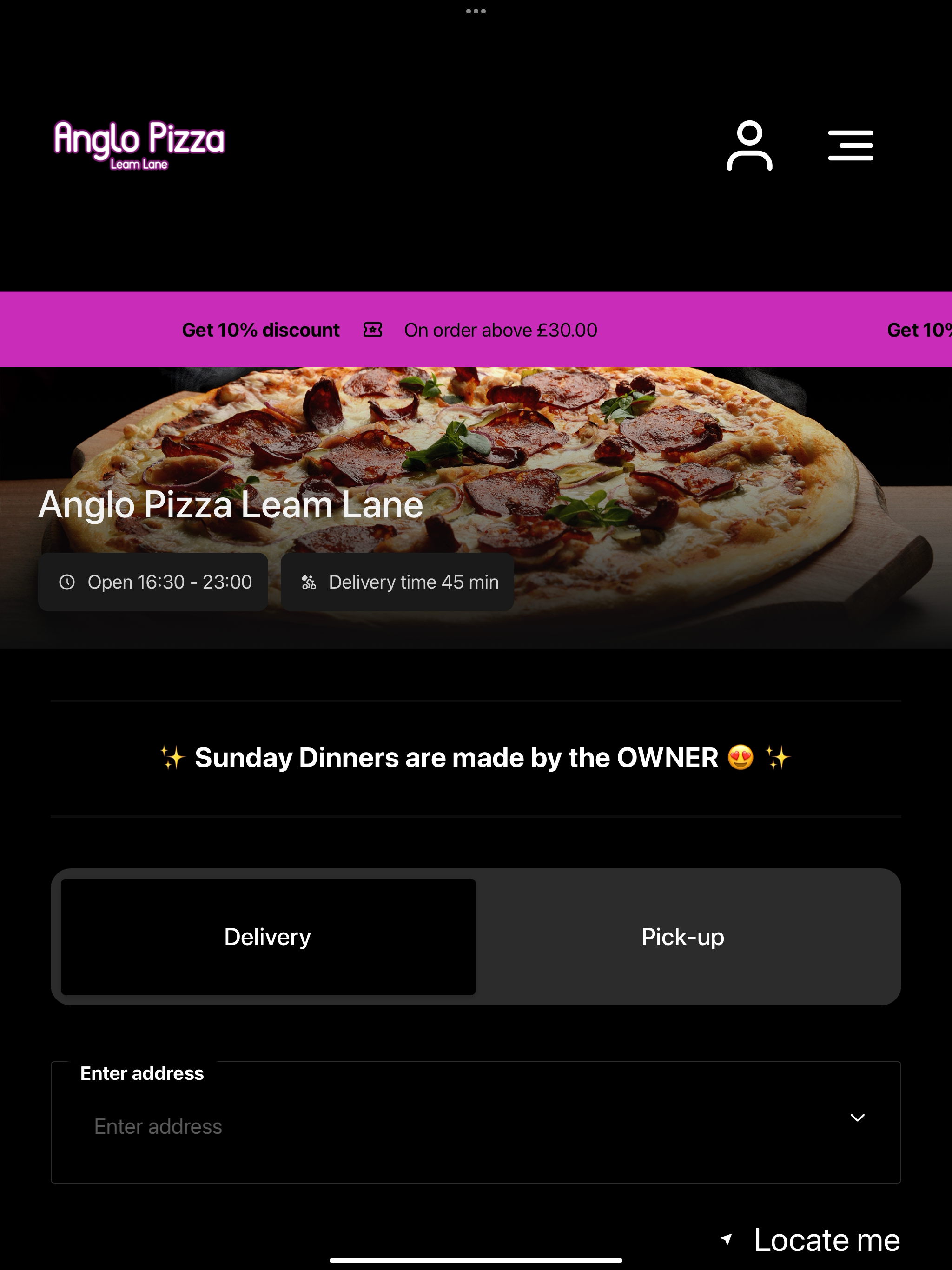 Anglo Pizza Leam Lane UK screenshot 5