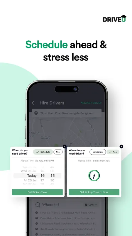 DriveU: Hire Driver for Car screenshot 4 of 8
