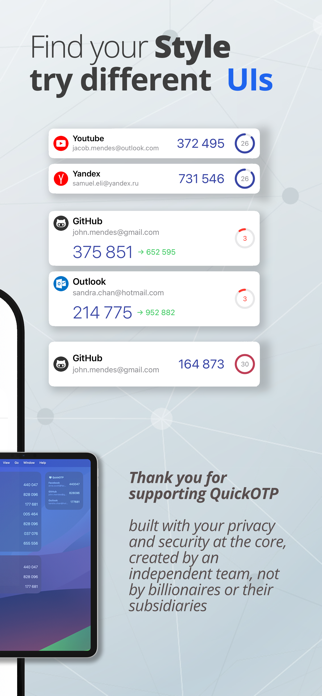 QuickOTP Authenticator Passkey Screenshot 7 of 7