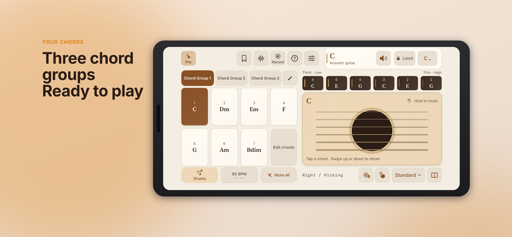 Pocket Guitar: Chords & Strum screenshot 2
