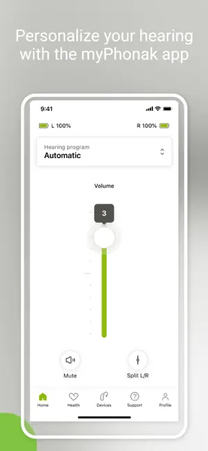 myPhonak screenshot 1