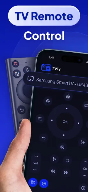Remote TV Control: TVly screenshot 1