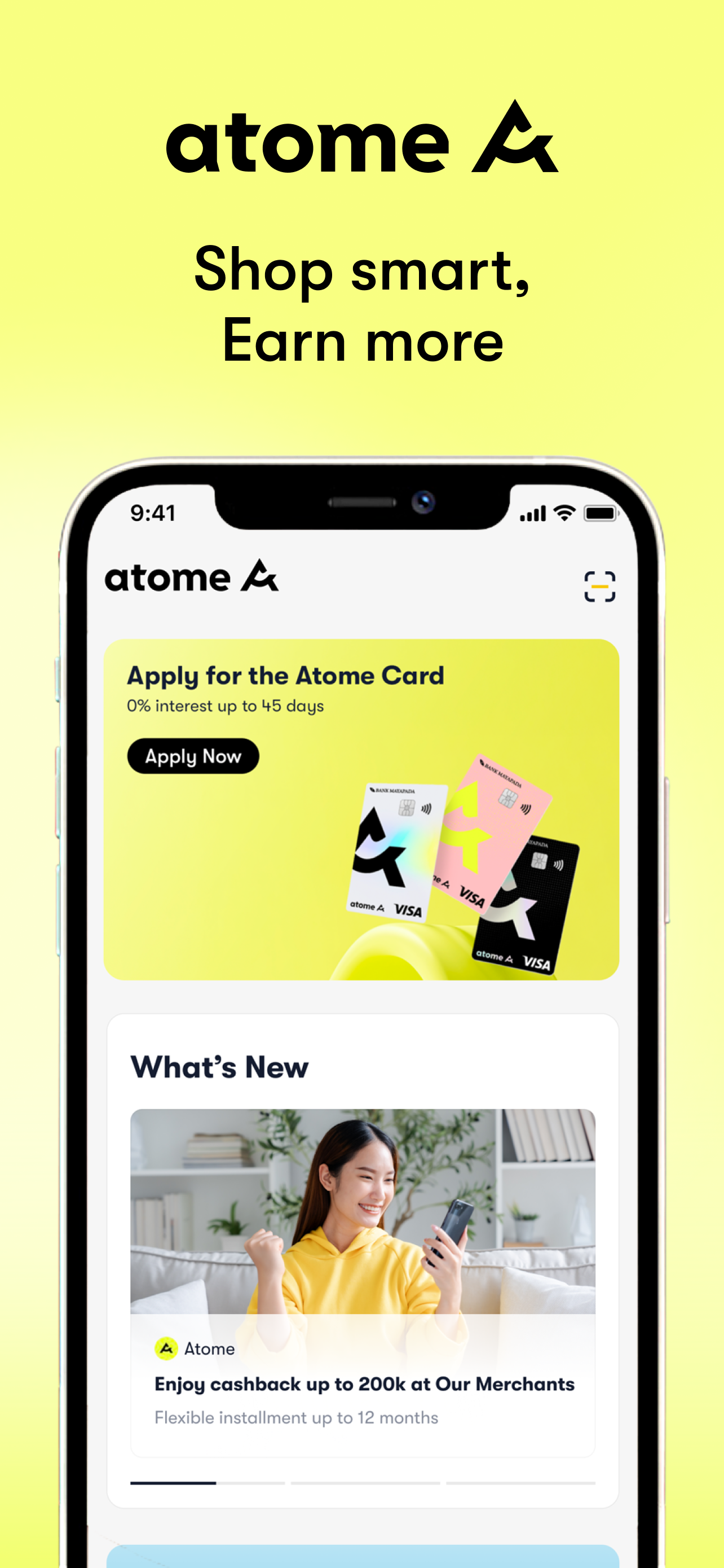 Atome ID-Shop Smart, Earn More