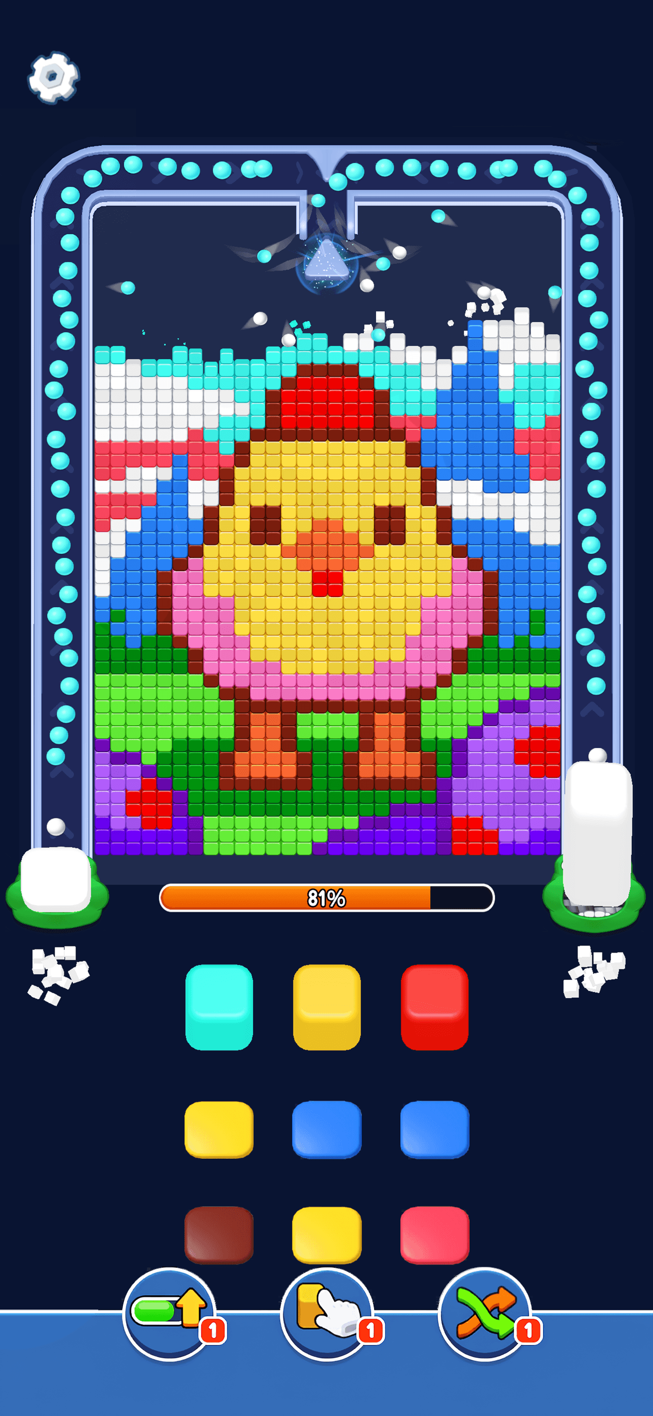 Bounce Sort - Ball Color Pixel