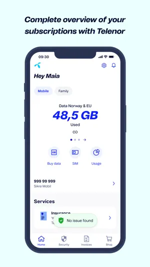 Mitt Telenor screenshot 1
