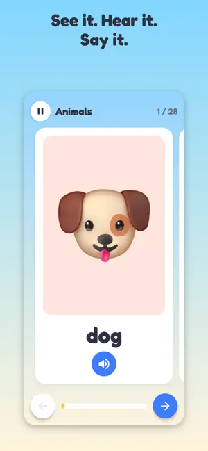 Learn English for Kids: Words screenshot 2