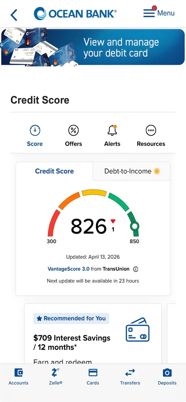 Screenshot #3 pour Ocean Bank Mobile Banking
