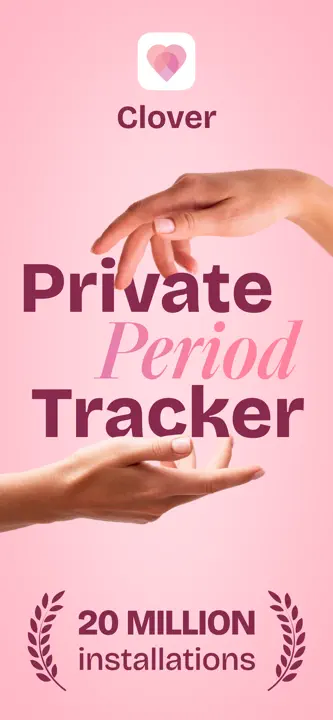 Clover －Period Tracker, Cycle: Screenshot 1 von 6